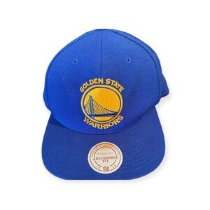 NewMitchell & Ness NBA Golden Gate Warriors Ball Adjustable Cap